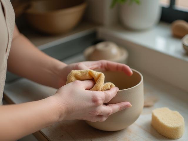 手作りの陶器のお手入れ